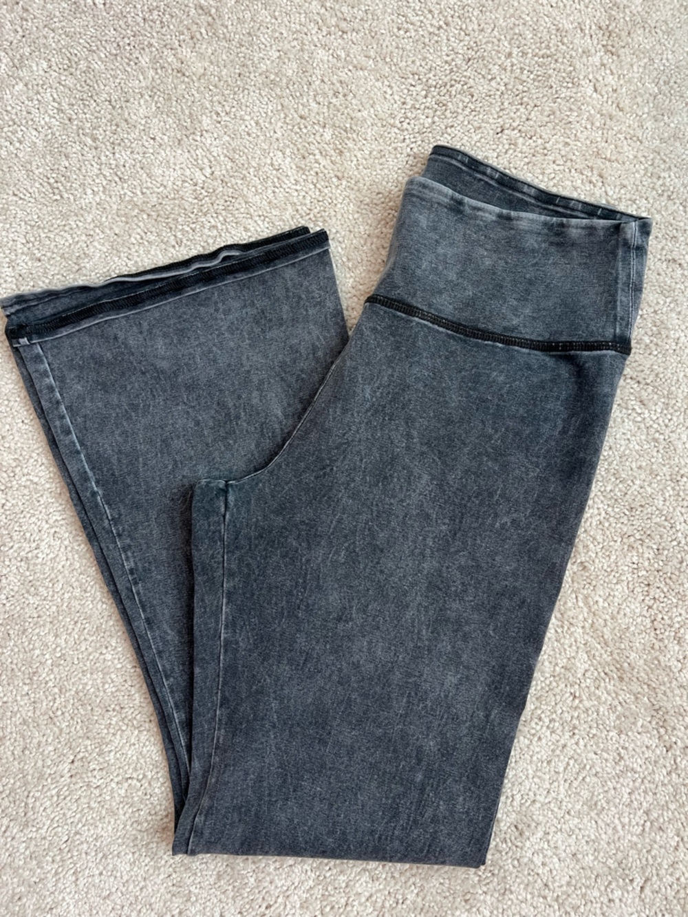 aerie Washed Charcoal High-Rise Leggings